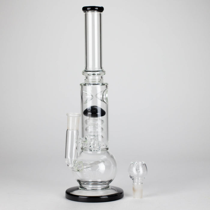 14" Percolator Bong – Sleek Design with 18mm Bowl Joint for Smooth Filtration Glass Bong RMG WHOLESALE
