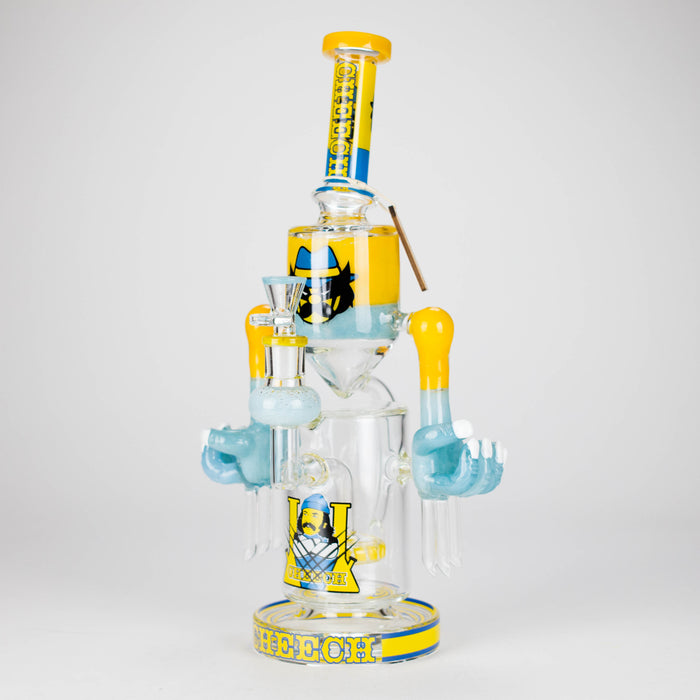 Cheech Glass | 13.5" Masked Toker Tube Bong – CHE-364 Glass Bong Smoking Cat Distribution