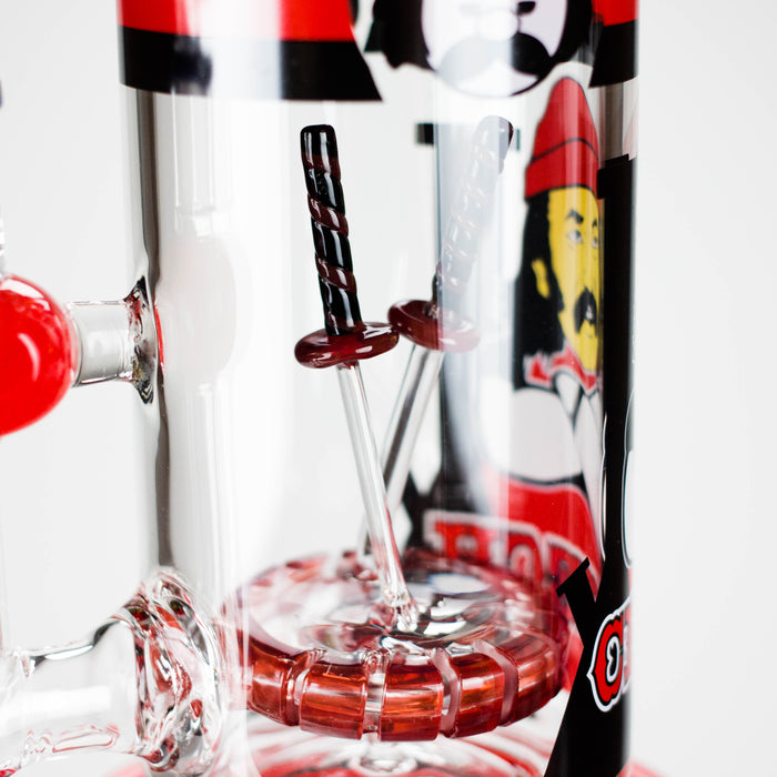 Cheech Glass | 12" Classic High Time Tube Bong – CHE-358 Glass Bong Smoking Cat Distribution