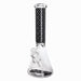 14" Stylish Glow-in-the-Dark Glass Bong – 7mm Thick Glass Bong Super Supplys Inc Black