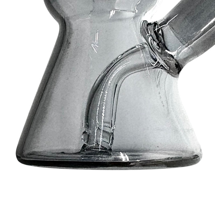 6" Hourglass Electroplate Glass Bong – Compact & Stemless Glass Bong Fortune