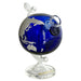 7-1/2" Globe-Shaped Glass Bong Glass Bong Fortune Blue