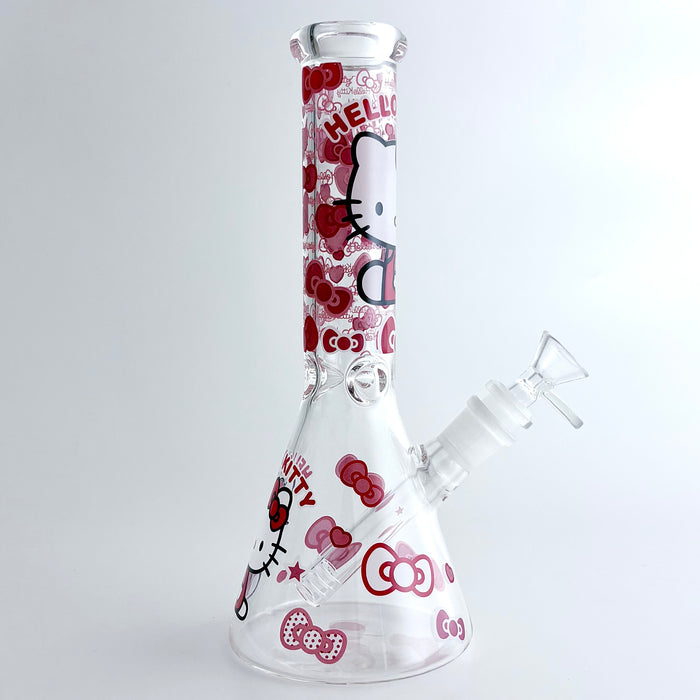 10" 5mm HK Design Glass Beaker Bong Glass Bong Super Supplys Inc