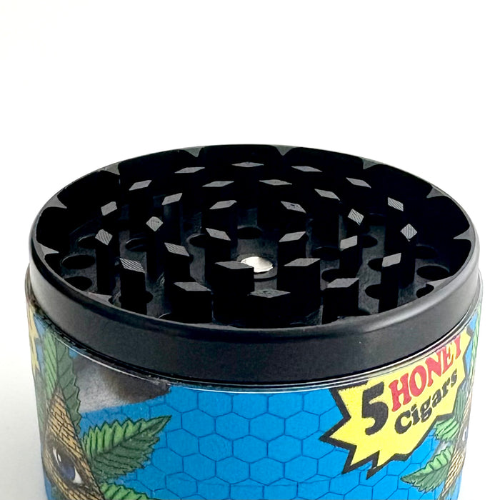 High-Eye Design Grinder 63*44mm 4 Parts-6CT Display Pack Super Supplys Inc