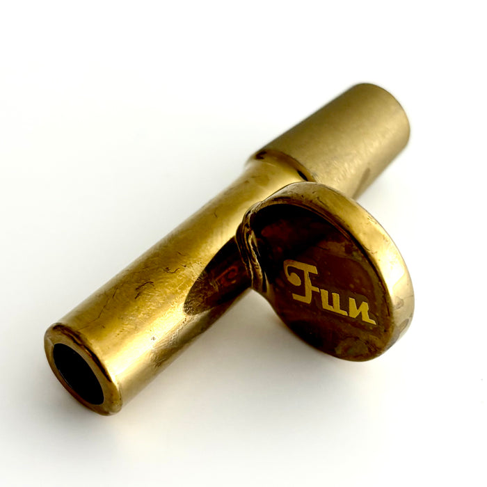 Fortune | Electroplate 14mm Glass Popper Bowl With Gold Logo Bowl · Banger · Oil Burner Fortune Gold Chrome