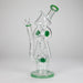 12″ Recycler Glass Bong – 5MM Thick Borosilicate with Coil Tube Design [C1575] Glass Bong Canadian Distributor Mint
