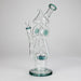 12″ Recycler Glass Bong – 5MM Thick Borosilicate with Coil Tube Design [C1575] Glass Bong Canadian Distributor Teal