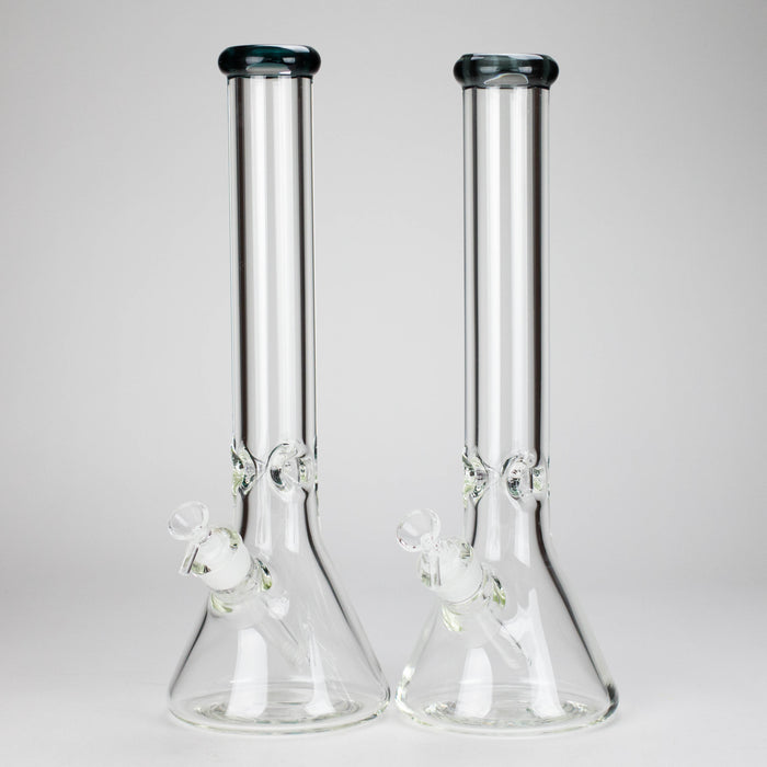 16 inch 9mm Beaker base glass bong [C4112-B+CC268] Glass Bong Canadian Distributor