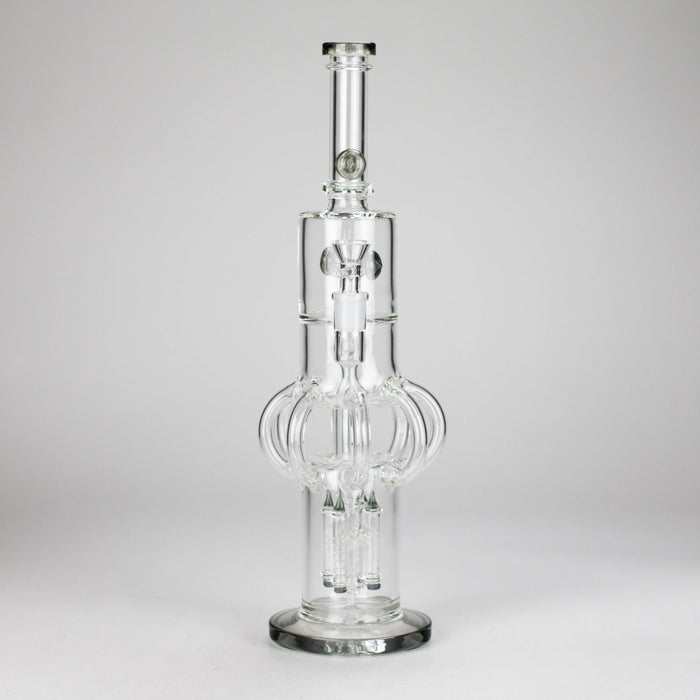 16″ Octopus Recycler Glass Bong – 5MM Thick (C1578) Glass Bong Canadian Distributor