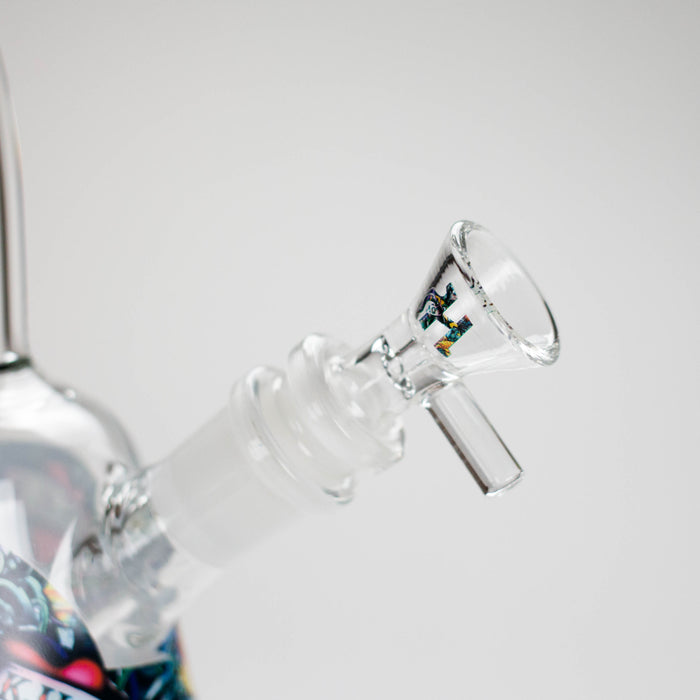 Haze | 8″ Kills Glass Bong – Teal (Mini-N) Glass Bong Canadian Distributor
