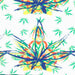 Haze | 9″ Leaves Dome Beaker Glass Bong – White (Mini-O) Glass Bong Canadian Distributor