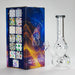 Haze | 9″ Skulls Bubble Glass Bong – Charcoal Black (Mini-P) Glass Bong Canadian Distributor