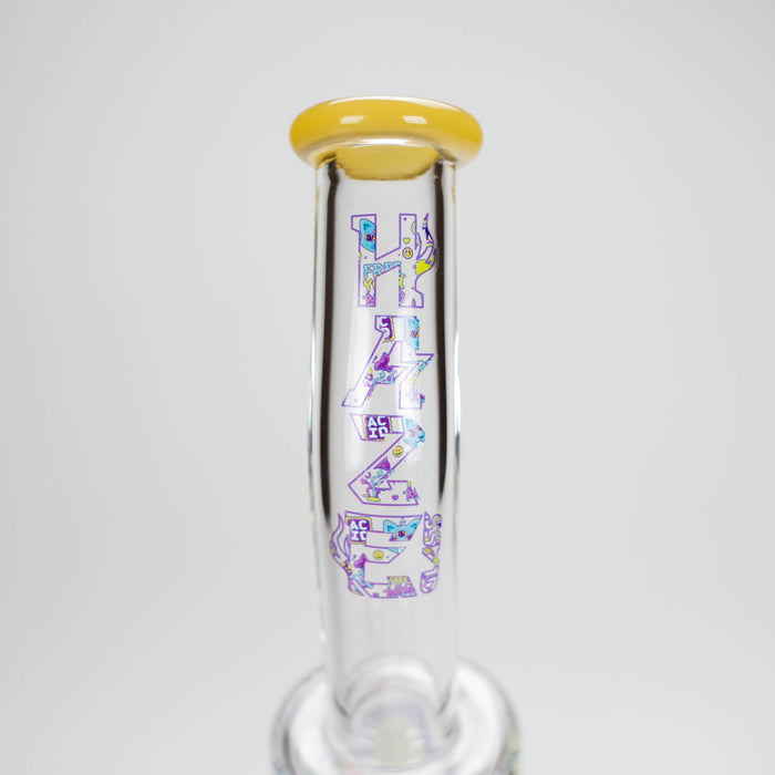 Haze | 9″ 420 Trip Glass Bong – Jade Yellow (Mini-B) Glass Bong Canadian Distributor