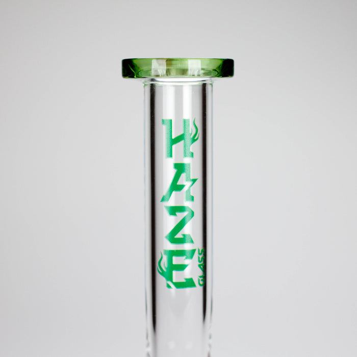 Haze | 9″ Heart Leaf Bubble Base Glass Bong – Teal (Mini-R) Glass Bong Canadian Distributor