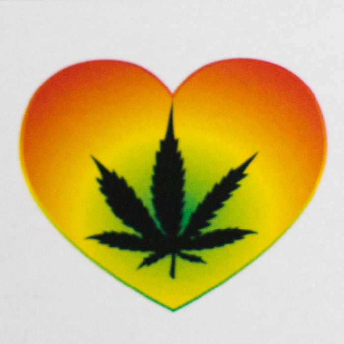 Haze | 9″ Heart Leaf Bubble Base Glass Bong – Teal (Mini-R) Glass Bong Canadian Distributor