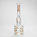 Haze | 10″ Skull & Red Roses Glass Bong – Pink (Mini-S) Glass Bong Canadian Distributor
