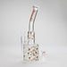 Haze | 10″ Skull & Red Roses Glass Bong – Pink (Mini-S) Glass Bong Canadian Distributor