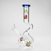 Haze | 9″ Smoking Zig-Zag Glass Bong – Blue (Mini-T) Glass Bong Canadian Distributor