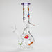 Haze | 9″ Zong Glass Bong with Color Lip – Purple (Mini-W) Glass Bong Canadian Distributor