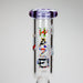 Haze | 9″ Zong Glass Bong with Color Lip – Purple (Mini-W) Glass Bong Canadian Distributor