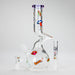 Haze | 9″ Zong Glass Bong with Color Lip – Purple (Mini-W) Glass Bong Canadian Distributor