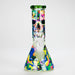 Haze | 8″ Skull Beaker Glass Bong with Color Lip – Green (Mini-Y) Glass Bong Canadian Distributor