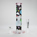 Haze | 9″ Face Emoji Straight Tube Glass Bong with Color End – Pink (Mini-Z) Glass Bong Canadian Distributor
