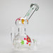 Haze | 4″ Mini Flower Bubble Glass Bong – Charcoal Black (Mini-F) Glass Bong Canadian Distributor