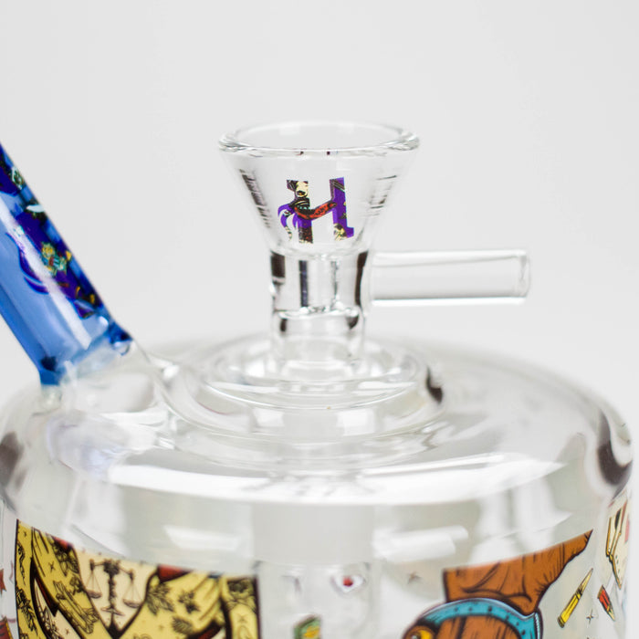 Haze | 6″ Coffee Mug Mini Bubbler – Blue (Mini-G) Glass Bong Canadian Distributor