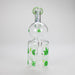Haze | 8″ Trippy Bubble Dab Rig – Green (Mini-J) Glass Bong Canadian Distributor