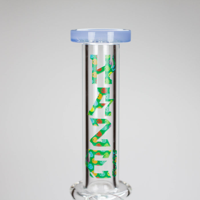 Haze | 8.5″ Colorful Chill Rig – Jade Blue (Mini-K) Glass Bong Canadian Distributor