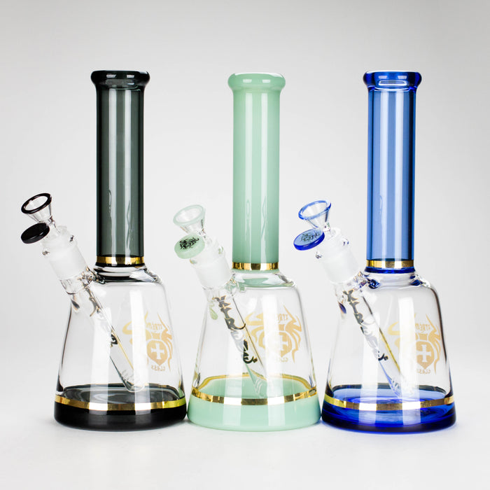 Xtreme | 11″ Color Tube Beaker Bong – (XTR-212) Glass Bong Canadian Distributor