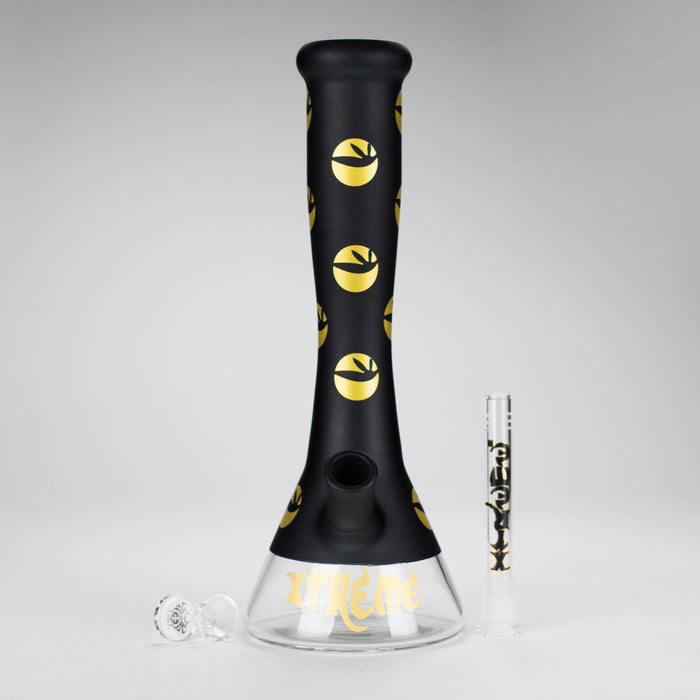 Xtreme | 13″ 7mm Vase Shape Beaker Bong with Window – (XTR-1009) Glass Bong Canadian Distributor