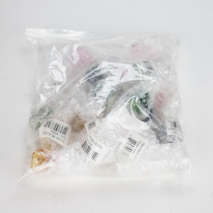 Colorful Crystal Diamond Glass Bowl – 14mm (BL-CC301) Bowl · Banger · Oil Burner Canadian Distributor