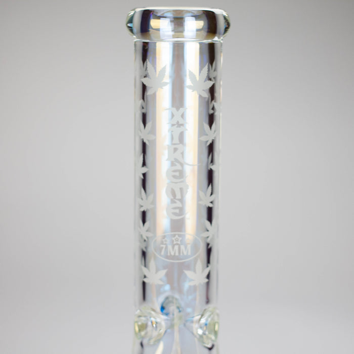 Xtreme | 13″ 7mm Electro-Plated Beaker Bong – (XTR-210) Glass Bong Canadian Distributor