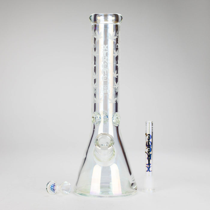 Xtreme | 13″ 7mm Electro-Plated Beaker Bong – (XTR-210) Glass Bong Canadian Distributor