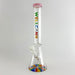 Wellcann | 17" Thickened Base Psychedelic Beaker Glass Bong Glass Bong Super Supplys Inc Milky Pink