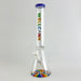Wellcann | 17" Thickened Base Psychedelic Beaker Glass Bong Glass Bong Super Supplys Inc Milk Purple