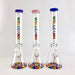 Wellcann | 17" Thickened Base Psychedelic Beaker Glass Bong Glass Bong Super Supplys Inc