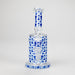 7" Cloisonné Design Glass Bong with Water Diffuser – 14mm Bowl Joint Glass Bong 777 Smoke