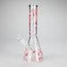 10" Cherry Blossom Glass Beaker Bong – 14mm Bowl Joint Glass Bong 777 Smoke Pink