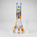 10" Comic Design Glass Beaker Bong – 14mm Bowl Joint Glass Bong 777 Smoke