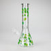 10" Lucky Clover Glass Beaker Bong – 14mm Bowl Joint Glass Bong 777 Smoke