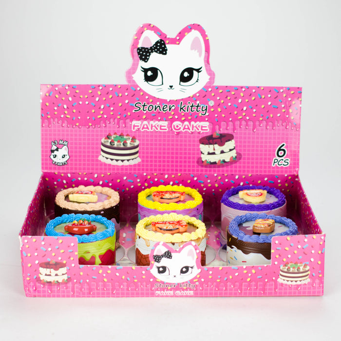 2.5" Cake-Shaped Metal Grinder 4-Layer (Box of 6)