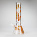 14" Flower Design Glass Bong – 7mm Thick with Ice Catcher Glass Bong 777 Smoke