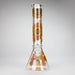 14" Flower Design Glass Bong – 7mm Thick with Ice Catcher Glass Bong 777 Smoke