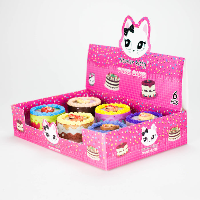 2.5" Cake-Shaped Metal Grinder 4-Layer (Box of 6)