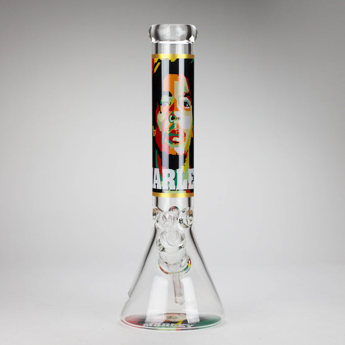 Z14" BM Design Glass Bong – 7mm Thick with Ice Catcher Glass Bong 777 Smoke