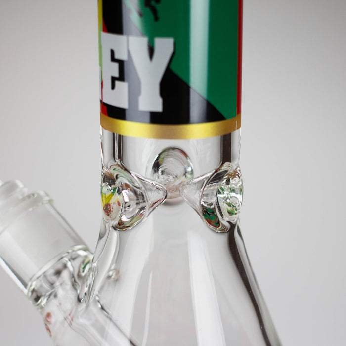 Z14" BM Design Glass Bong – 7mm Thick with Ice Catcher Glass Bong 777 Smoke