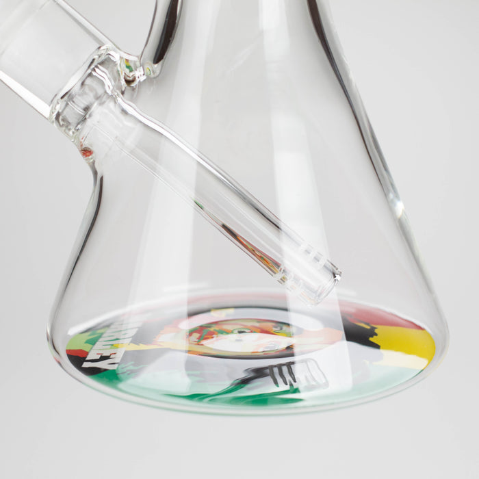 Z14" BM Design Glass Bong – 7mm Thick with Ice Catcher Glass Bong 777 Smoke